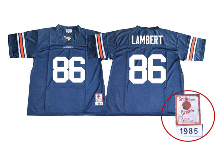 Youth Auburn Tigers #86 DaVonte Lambert 1985 Throwback Navy College Stitched Football Jersey